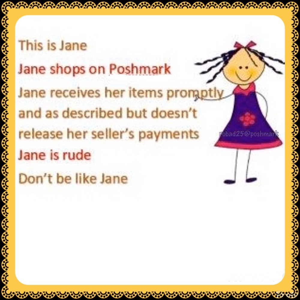 Don’t Be Jane Because Janes Get Blocked 🚫